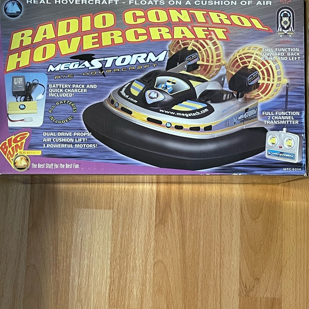New Radio Control Hovercraft Mega Storm Boat